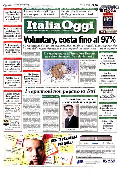 Italia oggi : quotidiano di economia finanza e politica